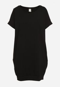 Born2be - Czarna Pudełkowa Sukienka T-shirtowa o Krótkim Kroju Orlella. Kolor: czarny. Sezon: lato #2