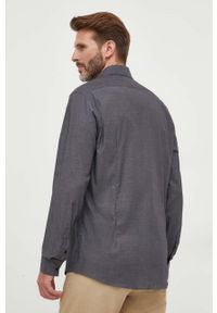 Liu Jo koszula męska kolor szary regular z kołnierzykiem klasycznym. Typ kołnierza: kołnierzyk klasyczny. Kolor: szary. Styl: klasyczny #3