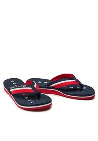 TOMMY HILFIGER - Tommy Hilfiger Japonki Tommy Loves Ny Beach Sandal FW0FW02370 Granatowy. Kolor: niebieski. Materiał: materiał #5