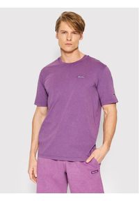 Champion T-Shirt Urban Leisure 217088 Fioletowy Regular Fit. Kolor: fioletowy. Materiał: bawełna