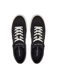 Calvin Klein Jeans Sneakersy Skater Vulc Low Laceup Mix In Dc YM0YM00903 Czarny. Kolor: czarny