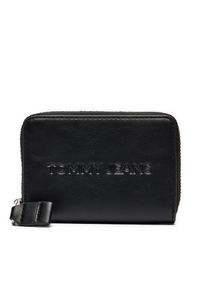 Duży Portfel Damski Tommy Jeans. Kolor: czarny