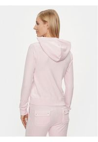 Juicy Couture Bluza Robertson JCAP176 Różowy Slim Fit. Kolor: różowy. Materiał: syntetyk