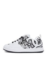 DC Shoes Sneakersy CEOWB-MP40-160W Biały. Kolor: biały. Materiał: skóra #4