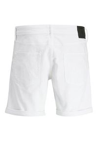 Jack & Jones - Jack&Jones Szorty jeansowe Rick 12274985 Biały Regular Fit. Kolor: biały. Materiał: bawełna #7