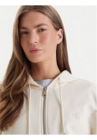 Calvin Klein Jeans Bluza Monogram LV047F208G Beżowy Relaxed Fit. Kolor: beżowy. Materiał: bawełna #2