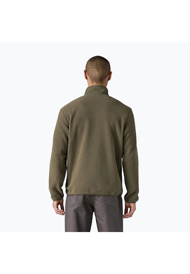 Bluza polarowa męska Patagonia Synch. Kolor: zielony. Materiał: polar