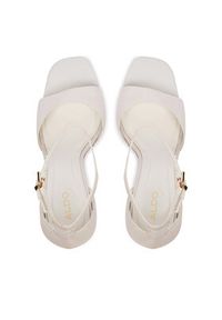 Aldo Sandały Pearletta 14298299 Biały. Kolor: biały. Materiał: materiał #2