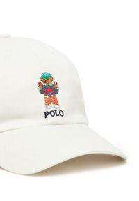 Polo Ralph Lauren Czapka z daszkiem 323963969001 Biały. Kolor: biały. Materiał: materiał, bawełna