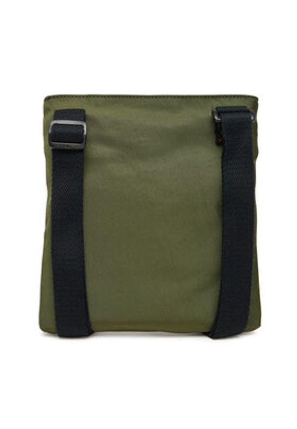 Calvin Klein Saszetka Bold Flatpack LV04D3178G Zielony. Kolor: zielony. Materiał: materiał