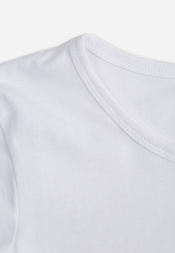 Renee - Biały Casualowy T-shirt z Bawełny Zeiasha. Okazja: na co dzień. Kolor: biały. Materiał: bawełna. Styl: casual