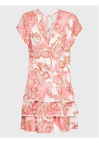 Melissa Odabash Sukienka letnia Jess Różowy Regular Fit. Kolor: różowy. Materiał: wiskoza. Sezon: lato #4