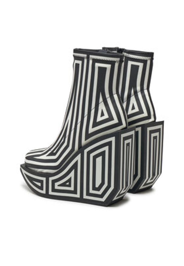 United Nude Botki Wa Bootie Hi 1087951082 Szary. Kolor: szary. Materiał: materiał