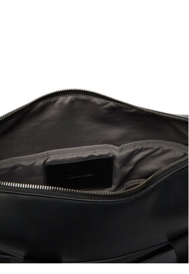 Calvin Klein Torba na laptopa Bold Ck Commuter LV04D3312G Czarny. Kolor: czarny. Materiał: skóra