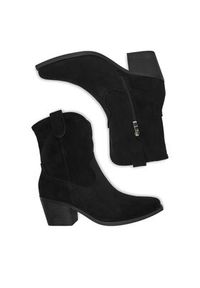 DeeZee Kowbojki MZS-1016 Czarny. Kolor: czarny. Materiał: materiał #6