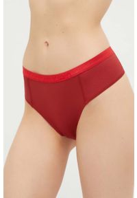 Calvin Klein Underwear komplet biustonosz i stringi kolor czerwony. Kolor: czerwony #6