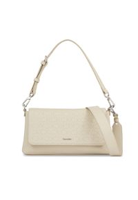 Calvin Klein Torebka Ck Must Shoulder Bag_Epi Mono K60K611762 Écru. Materiał: skórzane