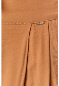 Silvian Heach - Spodnie. Stan: podwyższony. Kolor: pomarańczowy. Materiał: tkanina #5