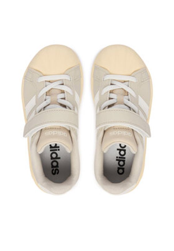 Adidas - adidas Sneakersy Streettalk JQ1833 Beżowy. Kolor: beżowy. Materiał: skóra