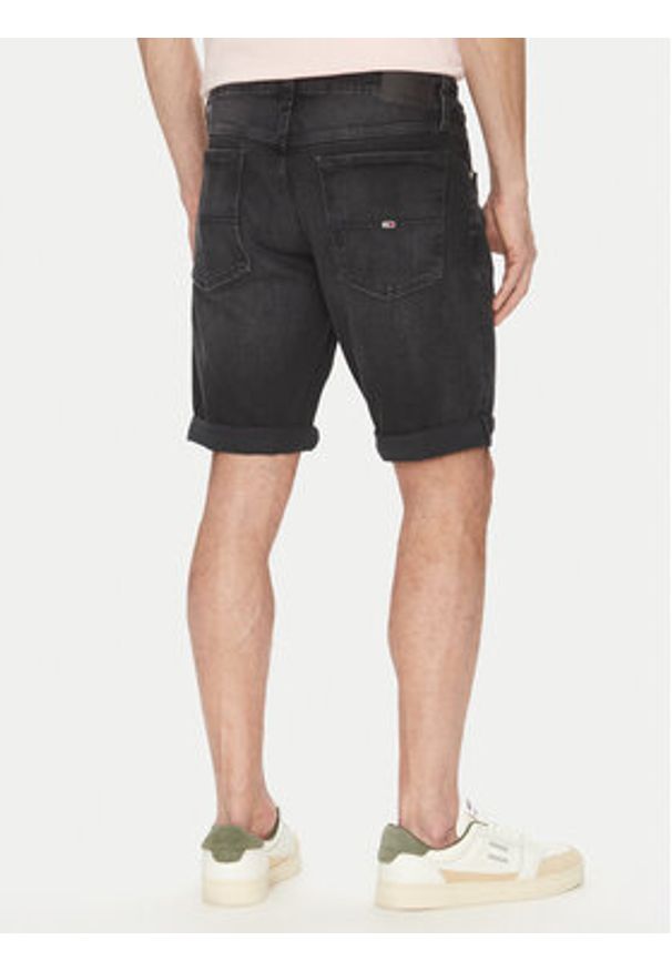 Tommy Jeans Szorty jeansowe Ronnie DM0DM20945 Czarny Regular Fit. Kolor: czarny. Materiał: bawełna