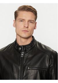 Guess Kurtka z imitacji skóry M5RL00 WGU60 Czarny Regular Fit. Kolor: czarny. Materiał: skóra #4