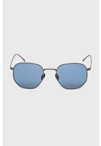 Lacoste - Okulary przeciwsłoneczne. Kolor: srebrny. Wzór: gładki #2