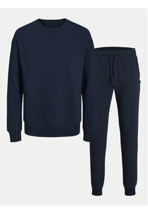 Jack & Jones - Jack&Jones Dres Bradley 12251412 Granatowy Relaxed Fit. Kolor: niebieski. Materiał: bawełna, syntetyk