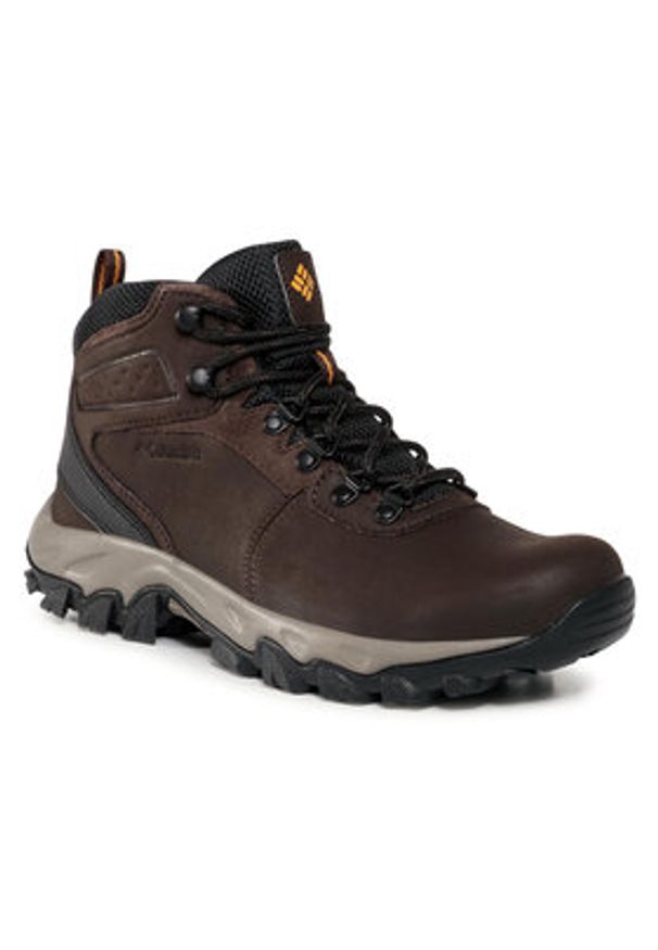 columbia - Columbia Trekkingi Newton Ridge Plus II Waterproof BM3970 Brązowy. Kolor: brązowy. Materiał: skóra. Sport: turystyka piesza