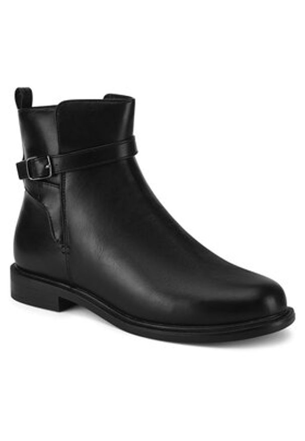 Clara Barson Botki WYL3644A-6 Czarny. Kolor: czarny. Materiał: skóra