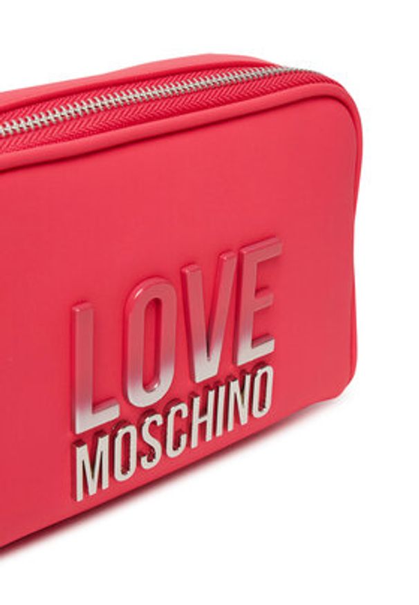 Love Moschino - LOVE MOSCHINO Torebka JC4255PP0MKD0615 Różowy. Kolor: różowy. Materiał: skórzane