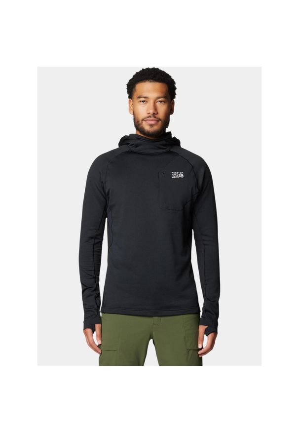 MOUNTAIN HARDWEAR - Sweter Męski Mountain Hardwear Trail Pull. Kolor: czarny. Materiał: polar