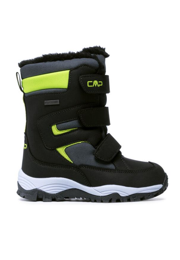 CMP Śniegowce Kids Hexis Snow Boot Wp 30Q4634 Czarny. Kolor: czarny. Materiał: skóra