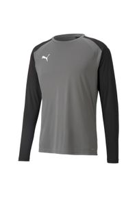 T-Shirt Puma Teampacer Gk Ls Jersey Dorosłych. Kolor: wielokolorowy, czarny, szary. Materiał: poliester