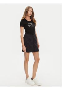 Guess T-Shirt W5YI05 J1314 Czarny Regular Fit. Kolor: czarny. Materiał: bawełna #5