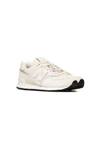 Buty do chodzenia męskie New Balance U574BSB. Zapięcie: sznurówki. Kolor: beżowy. Materiał: guma, skóra, syntetyk, materiał, tkanina, zamsz. Szerokość cholewki: normalna. Model: New Balance 574. Sport: turystyka piesza