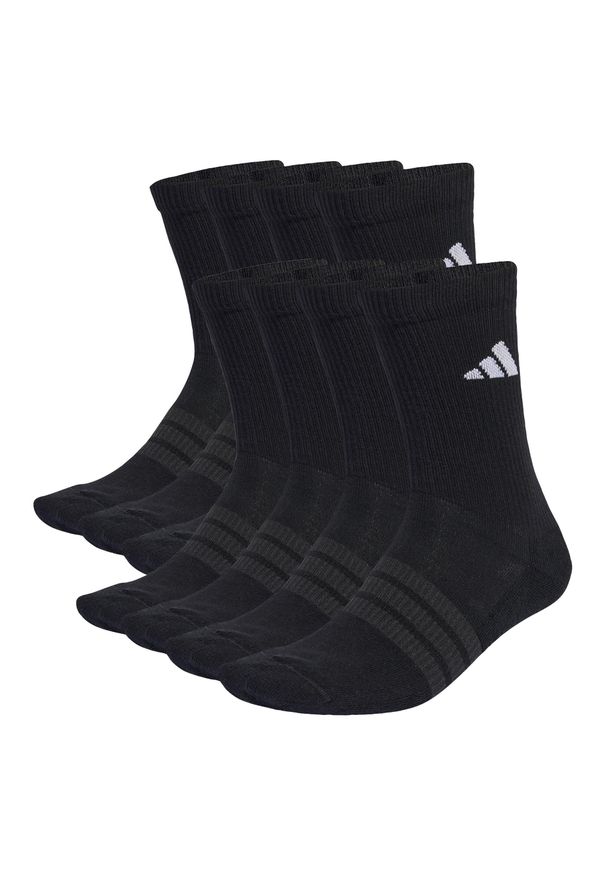 Adidas - Skarpety Essentials Cushioned Crew 10Pp. Kolor: czarny, wielokolorowy, biały. Sport: fitness