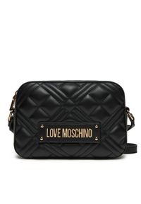 Love Moschino - LOVE MOSCHINO Torebka JC4150PP1MLA0000 Czarny. Kolor: czarny. Materiał: skórzane