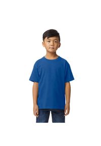 GILDAN - Koszulka Dziecięca Softstyle Midweight T-shirt. Kolor: niebieski. Sport: turystyka piesza