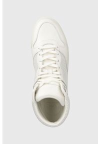 Michael Kors sneakersy skórzane Barett kolor biały 42F3BRFE5L. Nosek buta: okrągły. Kolor: biały. Materiał: skóra. Szerokość cholewki: normalna #3