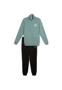 Dres Puma Class Sweat Suit Tr, Mężczyźni. Kolor: niebieski. Materiał: dresówka. Sport: fitness