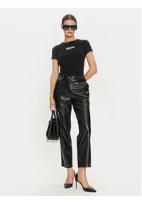 Guess Jeans T-Shirt W4YI64 KA0H1 Czarny Slim Fit. Kolor: czarny. Materiał: bawełna #2