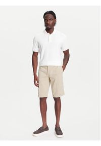Robe di Kappa Szorty materiałowe Oris 600BTI0 Beżowy Slim Fit. Kolor: beżowy. Materiał: bawełna #3