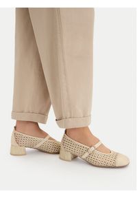 Hispanitas Czółenka RHV264686 C001 Écru. Kolor: kremowy. Materiał: materiał #5