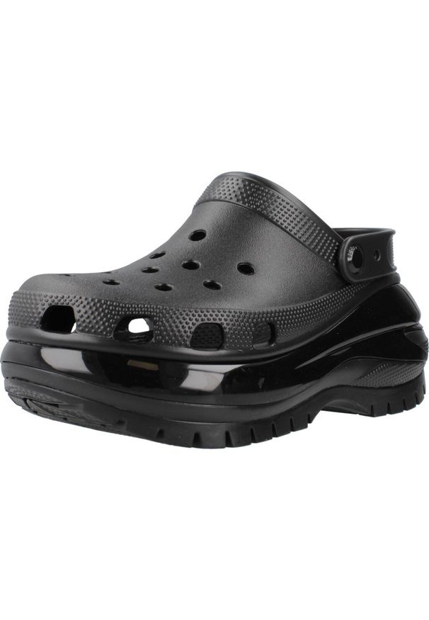 Buty do chodzenia damskie Crocs Mega Crush Clog 207988-2ds. Kolor: czarny. Materiał: materiał, syntetyk