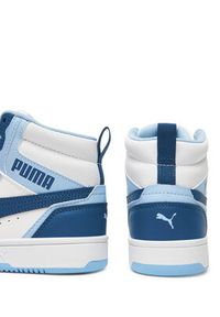 Puma Sneakersy Rebound V6 Mid Jr 393831 32 Biały. Kolor: biały. Materiał: skóra #3