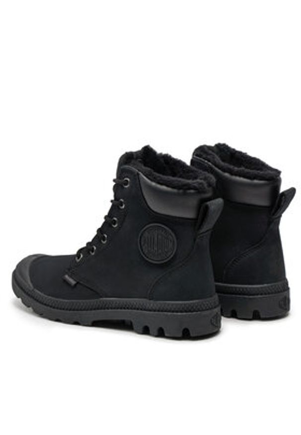 Palladium Trapery Pampa Sport Cuff Wps 72992-010-M Czarny. Kolor: czarny. Materiał: skóra. Styl: sportowy