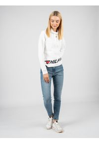 TOMMY HILFIGER - Tommy Jeans Jeansy "Sylvia" | DW0DW11594 | Sylvia | Kobieta | Niebieski. Stan: podwyższony. Kolor: niebieski. Wzór: aplikacja