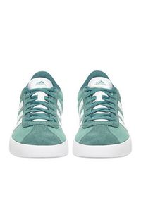 Adidas - adidas Sneakersy VL COURT 3.0 K JS3490 Zielony. Kolor: zielony. Materiał: zamsz, skóra