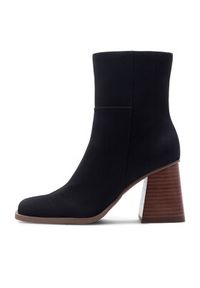 Nine West Botki KASIM ZR117-2 Czarny. Kolor: czarny. Materiał: materiał #5