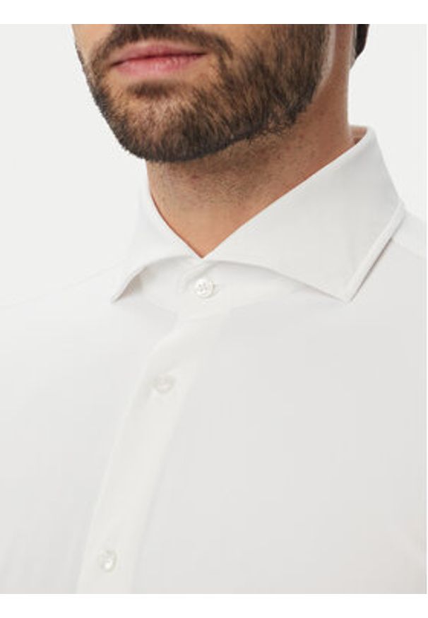 JOOP! Koszula Jsh-247Pai3-N 30048248 Biały Slim Fit. Kolor: biały. Materiał: syntetyk